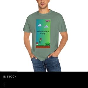 Adult Retro Gaming Vibe Short Sleeve Tshirt Unisex Colorful Designed Top